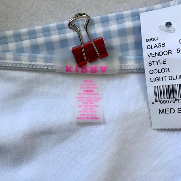 ❌SOLD❌ Kirra PacSun NWT Gingham Swim Bottom Women M - Picture 7 of 7